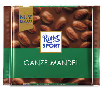 Ritter Sport Nussklasse Ganze Mandel 100 g Tafel